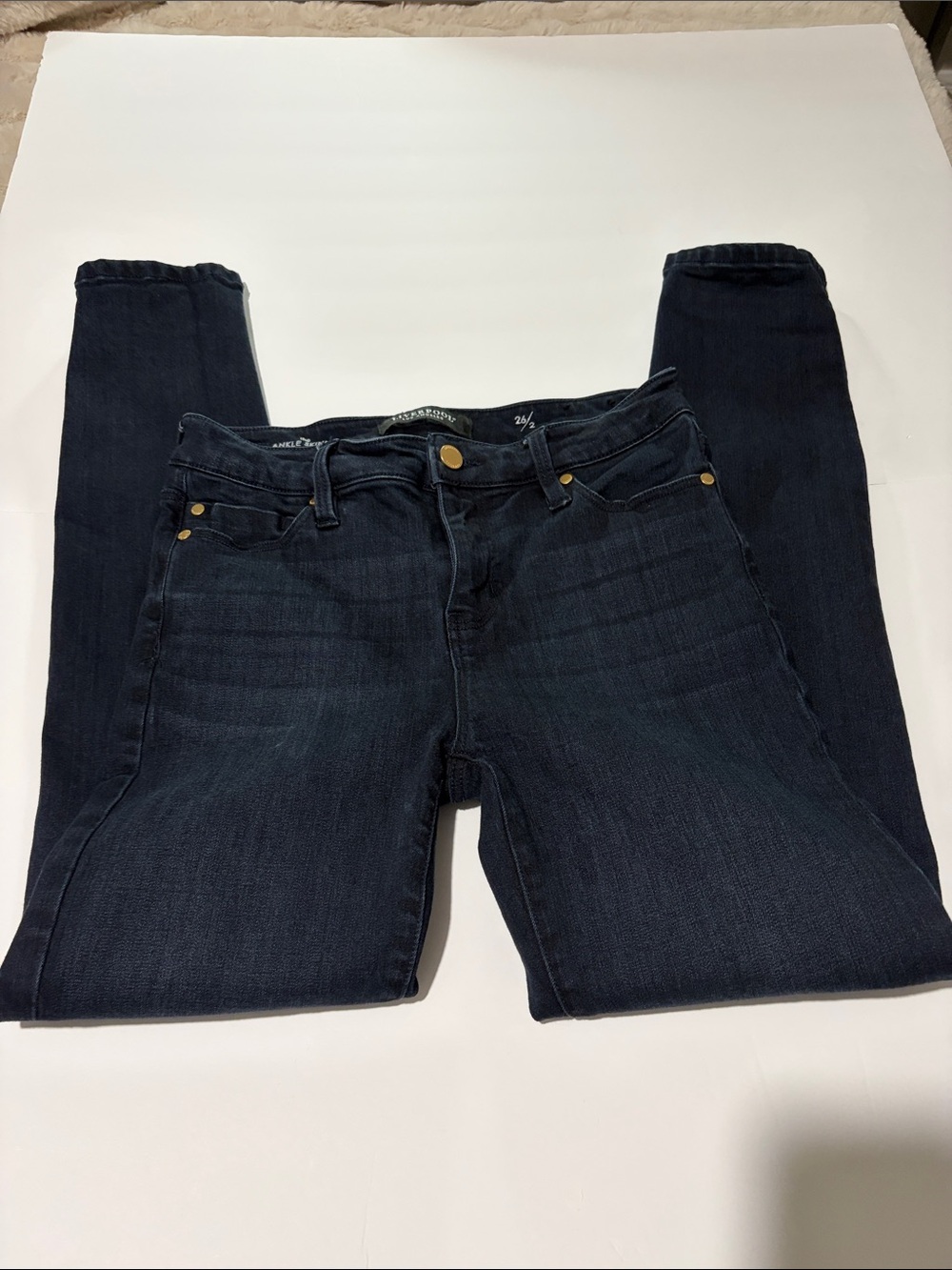 Hudson Classic Y2K Dark Blue Skinny Women’s Jeans Size 2 / 26”